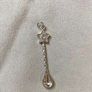 Sterling Silver Star Wand Pendant